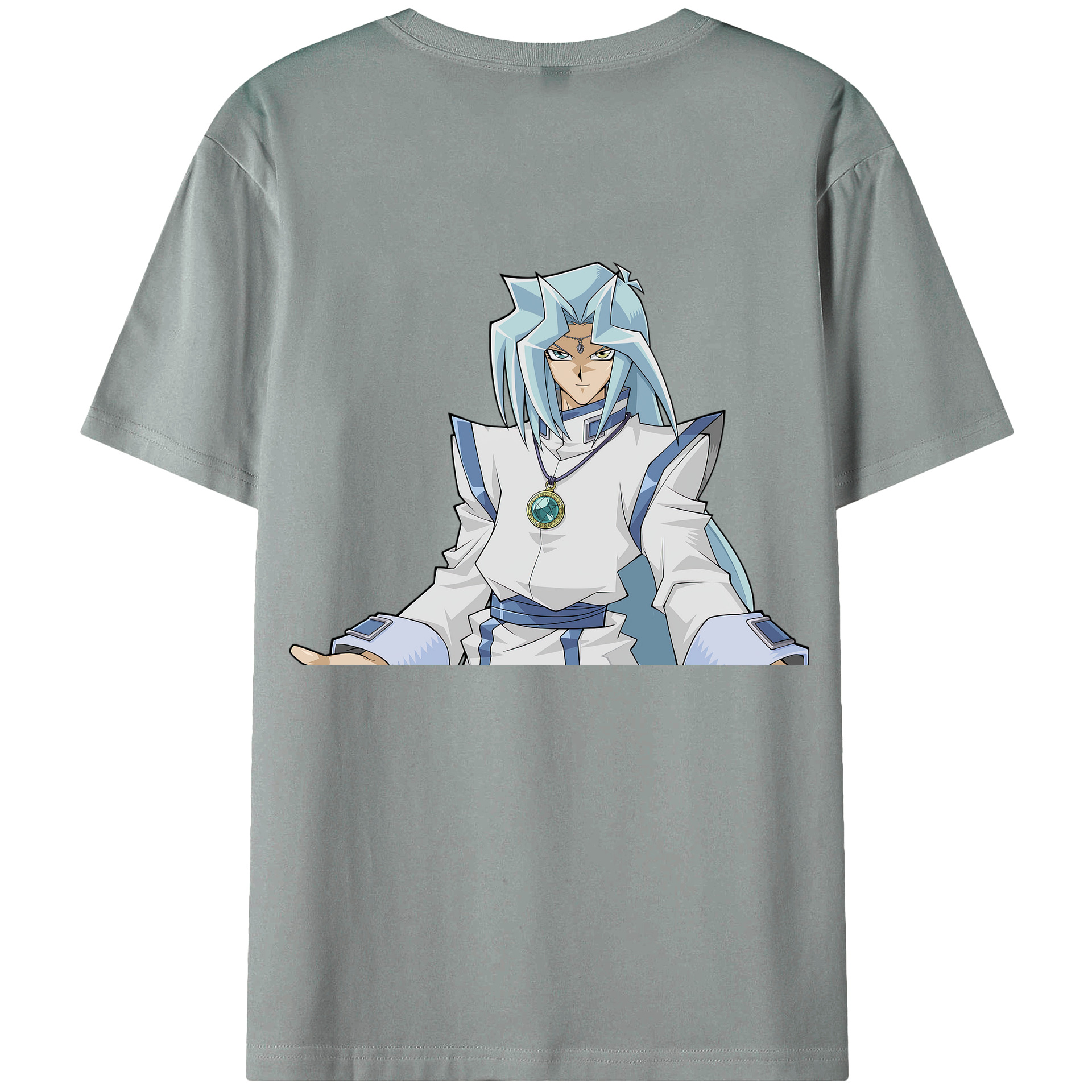 （画像用） 遊☆戯☆王 Yu-Gi-Oh! 綿100％ メンズ半袖Tシャツ（バックプリント） 通気性